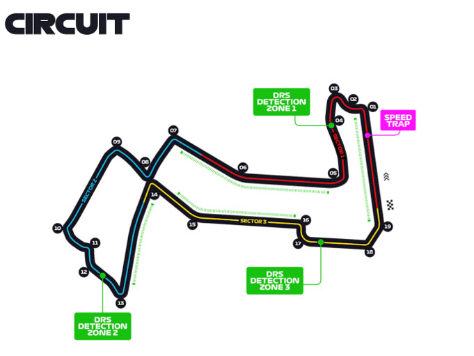 Marina Bay Track Layout